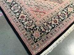 Superb Silk&Wool Tabriz Rug 4x6