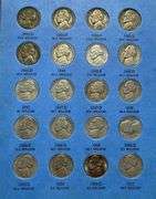 Two Jefferson Nickel Sets 1938-1962 Complete
