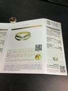 CERTIFIED 14K YELLOW GOLD AND DIAMOND RING