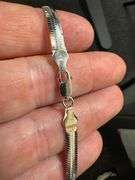 Italian Sterling Silver 5mm Omega Chain 18" Necklace