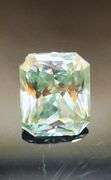 Sparkling 8 Ct Vs1 Mint Green Fire Moissanite Solitaire