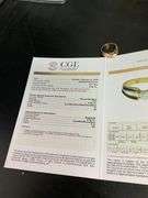 CERTIFIED 14K YELLOW GOLD AND DIAMOND RING