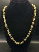 TIFFANY & CO. 18K YELLOW GOLD HARDWEAR LINK NECKLACE