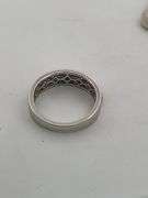 CERTIFIED BRAND NEW WHITE AND ROSE GOLD DIAMOND BAND / RING