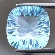 Full body flashing! 11.98ct Swiss blue Topaz from Brazil!