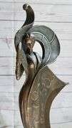 Brown Patina Bronze Sculpture