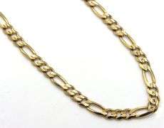 In Demand, Sturdy 14K YG 20" Figaro Necklace