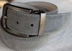 Casual Leather Belt 1 1/2 Inch Wide, Made In Italy