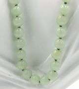 Green Jade beaded necklace