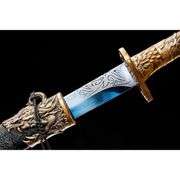 Medieval Dao Saber Hand-Forged Steel Sword