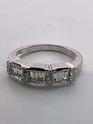 CERTIFIED BRAND NEW 14K WHITE GOLD DIAMOND BAND