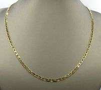 Unisex Sturdy 14K YG Anchor Link Necklace