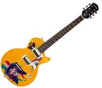 Slash of Guns N Roses Signed Custom Graphics Epiphone AFD Special II Guitar