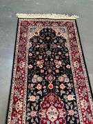 Fine Silk&Wool Tabriz Runner 2.6x10'
