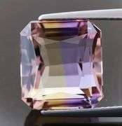Simply fantastic! 9.84ct custom cut Bolivian Ametrine! Untreated!