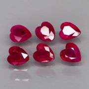 Premium 2.82ct set of Pigeons blood red Burmese Rubies! Heated only!