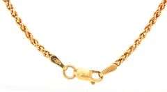 Smooth Feeling 18K YG Wheat  Necklace