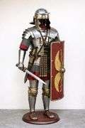18-Gauge Steel Armor Roman Centurion Helmet