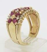 Ruby & Diamond Cocktail Ring