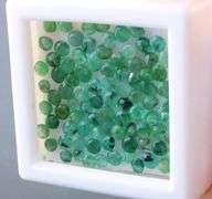 3.78 carats of real round cut Colombian Emeralds!