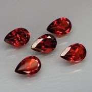 Heavy! 7.56ct well matched untreated Garnet set!