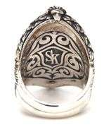 Scott Kay black sapphire cross saddle ring