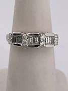 CERTIFIED BRAND NEW 14K WHITE GOLD DIAMOND BAND