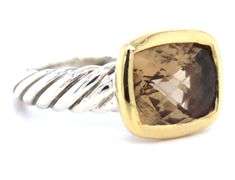David Yurman Citrine ring in 925 sterling silver