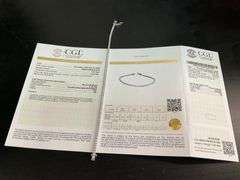 CERTIFIED BRAND NEW 14K WHITE GOLD DIAMOND TENNIS BRACELET