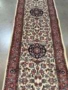 Fine Silk&Wool Tabriz Runner 2.6x12'