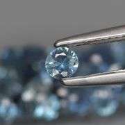 Collectors 2.87ct washed denim blue Sapphire set