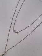 CERTIFIED BRAND NEW 14K WHITE GOLD DIAMOND NECKLACE