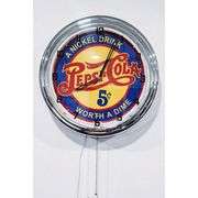 Pepsi-Cola Neon Clock