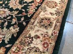 Fine Silk&Wool Tabriz Runner 2.6x12'