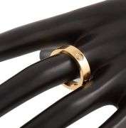 Cartier Classic 3 Diamonds Love Band Ring in 18K