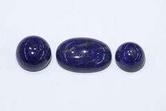 Royal Natural Lapis Cabochons - Lot of 3