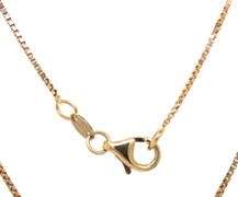 Unusual 14K YG Snowflake Pendant on Necklace