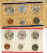 Choice Original 1959 'P' & 'D' Uncirculated Mint Set