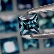 Deep blue and perfect for you! 2.96ct radiant princess cut Sapphires!