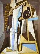 Pablo Picasso, Interior With Easel
