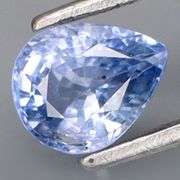 Vivid .50ct light periwinkle Ceylon Sapphire! Heated only!