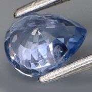 Vivid .50ct light periwinkle Ceylon Sapphire! Heated only!