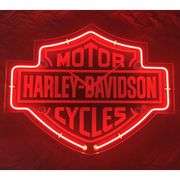 Harley-Davidson Neon Clock