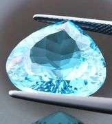 Expertly cut! 14.94ct vibrant Swiss blue Topaz from Brazil!
