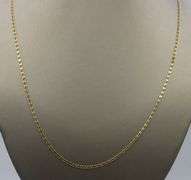 Pretty & Practical 14K YG 30" Snail Link Necklace
