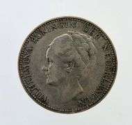 1922 Netherlands 1 Gulden, Silver