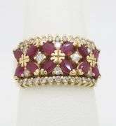 Ruby & Diamond Cocktail Ring