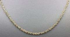 14kt Yellow gold 26-silk Rope chain necklace