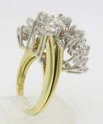 3.54CTW Diamond Cocktail Ring Made in 18k Gold