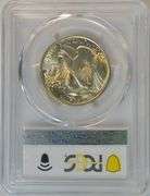 Amazing Gem BU 1944 Walking Liberty Half Dollar. PCGS MS66